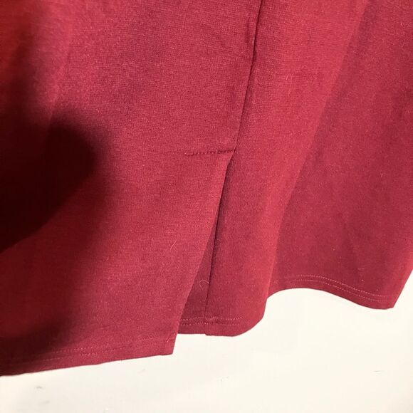 NWT Rephyllis short sleeve maroon and cream dress. Women’s size 2X. - Picture 4 of 8